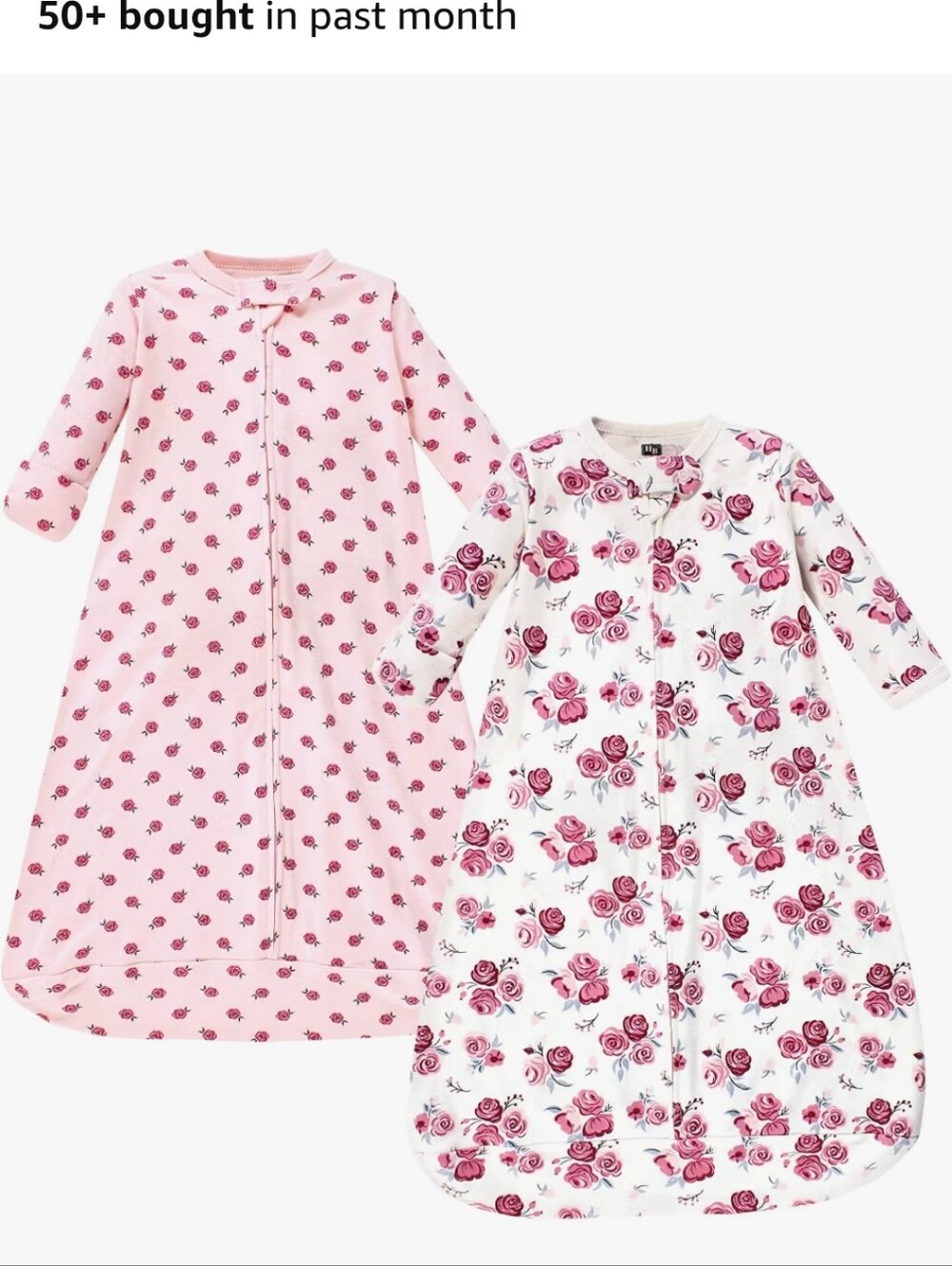 Hudson Baby Unisex Baby Cotton Long-Sleeve Wearable Sleeping Bag Size 3/9 Months